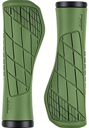 Bisiklet Tutamak Koruması, Kayma Engellli Silikon, Dağ Bisikleti İçin Kilitlebilir, Sürüş Esnasında İyi Traksiyon Sağlar, Yeşil, Çift Adet