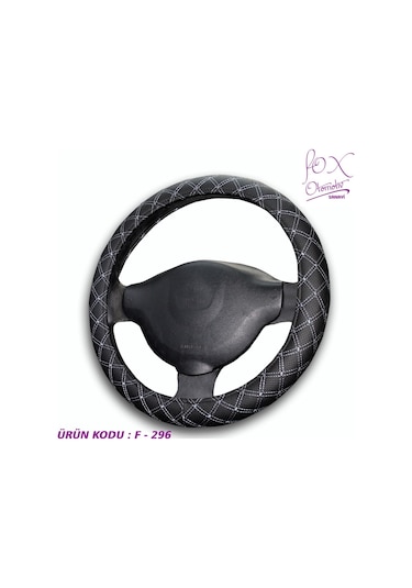 Geçmeli Direksiyon Kılıfı Özel Renkli Baklava Nakışlı Lux Model