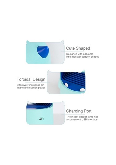 Bloomnest Taşınabilir Usb Böcek Öldürücü - Toksiksiz Tuzak Lambası İle Ev, Ofis & Açık Havada Sivrisinek-meyve