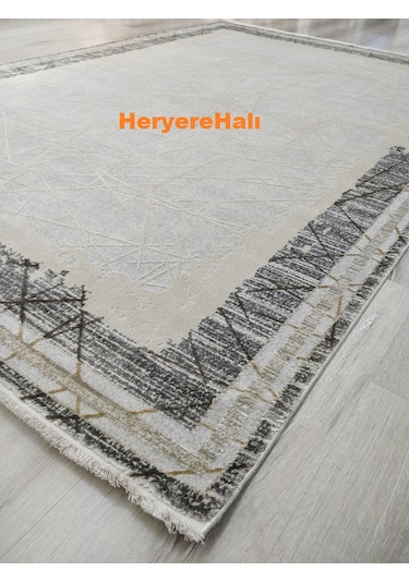 Pigment Halı Artel Ar01 Krem Bej-160x230 Cm İpeksi Yumuşak Viskon