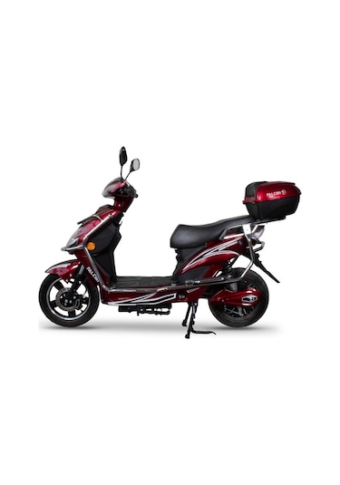 Falcon New Handy Elektrikli Motosiklet Kırmızı