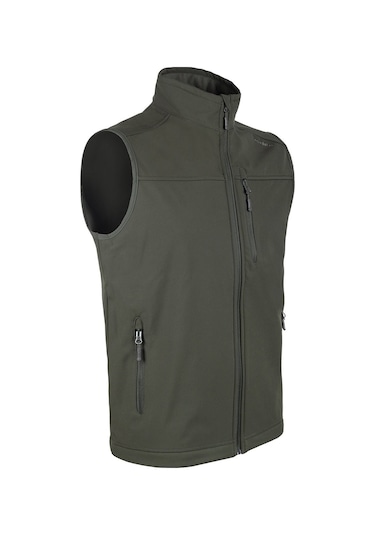 Evolite Krypton Softshell Yelek - Haki Siyah - Vizon