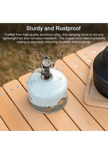 Bloomnest Yürüyüş Yanıcı Sırt Sırt Piş. Ocağı, 2500w, Gri Kamp Dışı Çanta Gri