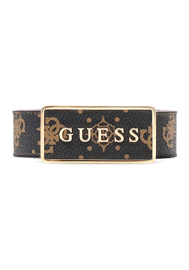 Guess-carrie Logo Kadın Kemer-bw9335p6130 Kahverengi