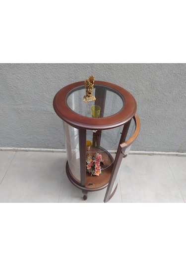 Bengimobilya Gümüşlük Yuvarlak Model 120 Cm Parlak Ceviz Kayın Lükens Aslan Ay (482398501) Bengimobilya Gümüşlük Yuvarlak Model 120 Cm Parlak Ceviz Kayın Lükens Aslan Ay (482398501)