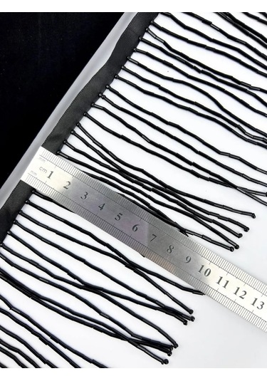 Slubov'u Boncuklu Püskül, Dekoratif Süsleme, 50 Cm Uzunluğunda, 11 Cm Genişliğind 275296687