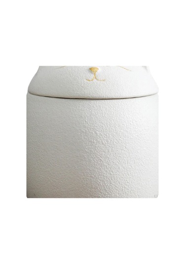 Beyaz Tezgah, Kahve Ve Çay İçin Mutfak Teneke Kutu Şeker Seramik Teneke Kutu, Gevşek Yaprak Beyaz