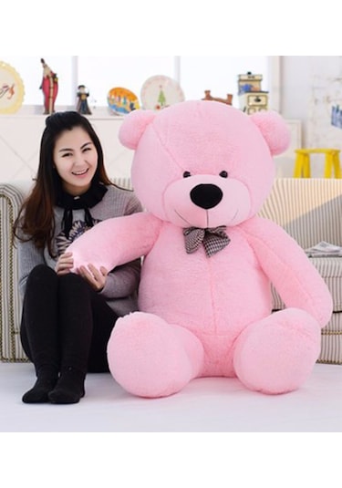 160 Cm Papyonlu Büyük Ayıcık (%100 Yerli)Pembe Değer 1-Değer 2