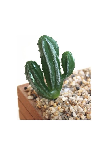Sones 2 Adet Yapay Mini Kaktüs Bahçe Peyzaj Ev Ofis Dekorasyonu, Stil: Bir Kaktüs