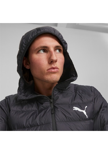 Puma Packlite Hooded Down Erkek Siyah Kapüşonlu Mont 84935501 Siyah