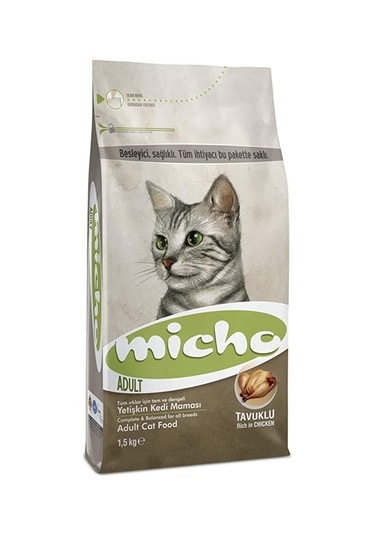 Micho Adult Cat Tavuklu Hamsi Ve Pirinç Eşliğinde Yetişkin Kedi Maması
