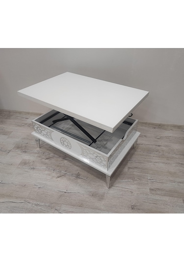 Aras 5 Kademeli Akıllı Sihirli Orta Sehpa 60x90 Gri