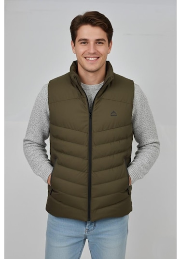 Erkek Spor Şişme Yelek 4023 Bgl-st04911 VİZON