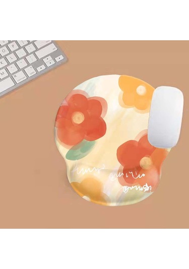 Suntek Ergonomik Mouse Pad Oyun Yazmak Için Rahat Çiçek