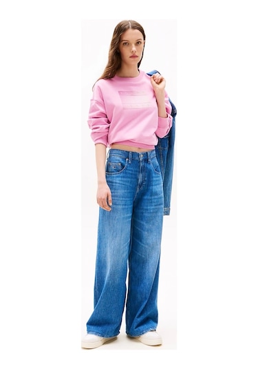 Tommy Jeans Tjw Rlx Gradıent Flag Crew Kadın Pembe Kazak Dw0dw21396u06 Pembe Tommy Jeans Tjw Rlx Gradıent Flag Crew Kadın Pembe Kazak Dw0dw21396u06 Pembe