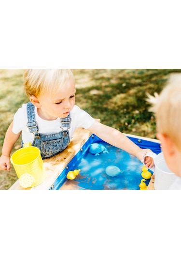 Plum Ahşap Kum Ve Su Piknik Masası Çok Renkli