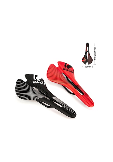 Neevoyu Ztto Konforlu Bisiklet Sele - Mtb Ve Yol Bisikletleri İçin Su Geçirmez Hafif Koltuk Siyah