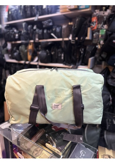 Bagslab Yeşil Su Geçirmez Kumaş Seyahat Spor Çantası-1011 Yeşil