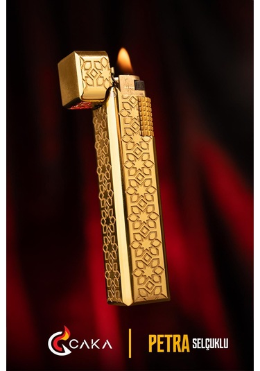 Caka Lighter Petra Selçuklu Benzinli Çakmak - Ckl-059