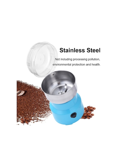 Çok İşlevli Parçalama Makinesi Elektrikli Tahıl Öğütücü Değirmen Baharat Otlar Pulverizatör Öğütme Makinesi Aracı Paslanmaz Çelik Elektrikli Kahve Çekirdeği Öğütücü Ev İçin Ab