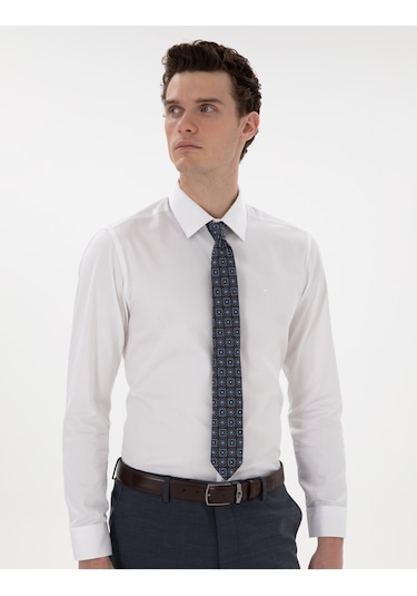 Pierre Cardin Erkek Beyaz Gömlek Basic 50305127-vr013 Beyaz
