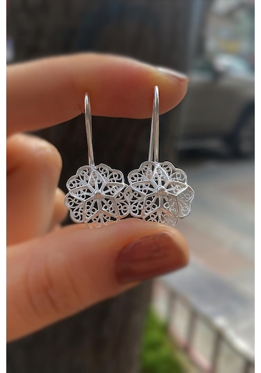 Gümüş Telkari Model Küpe İs85e65 Diğer