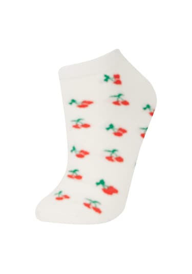 DeFacto Kadın 3'lü Pamuklu Patik Çorap E2145AXNSWT1