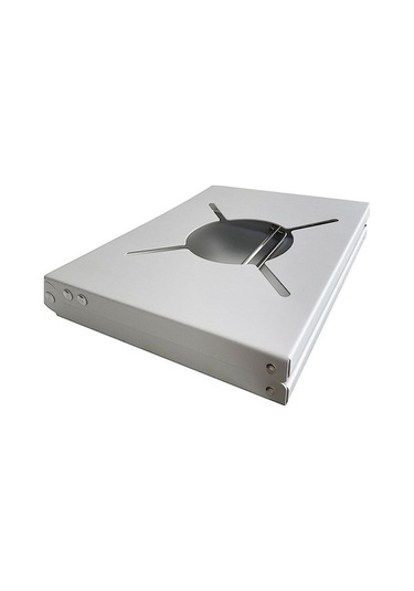 Bloomnest Yalıtımlı Taşınabilir Standı Siyah Masası, Katlanır Kamp Isı İle Hava Çanta Brülör Barbekü Alüminyum Açık - Mp Siyah Siyah