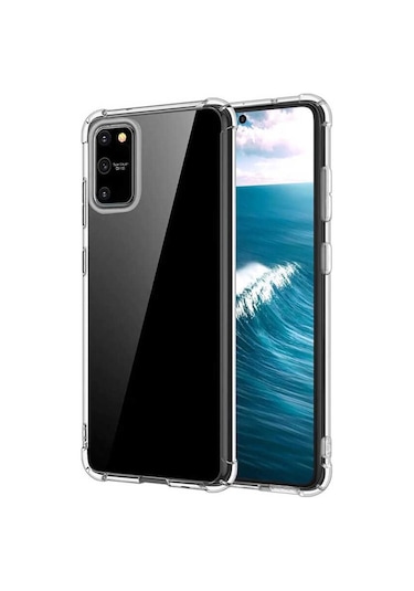 Samsung Uyumlu Galaxy A91 S10 Lite Kılıf Zore Nitro Anti Shock Silikon Renksiz