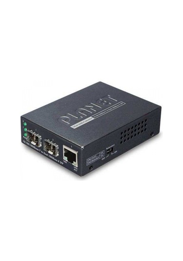Planet GT-1205A 10/100/1000Base T To Dual 1000Base X Sfp Media Converter