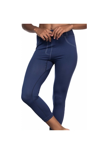 Emay Dikişsiz Kot Tayt Pantalon 3801