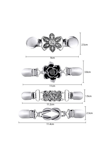 Suntek Gömlek Elbise Pelerin Kadınlar Için 4 Parça Kazak Çok Renkli
