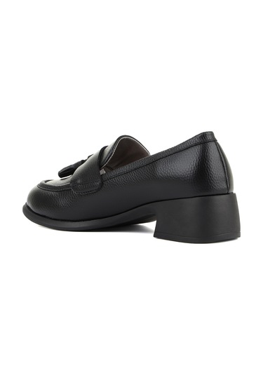 Pierre Cardin 54276 Kare Topuklu Loafer Kadın Ayakkabı 867800000643 01 Siyah