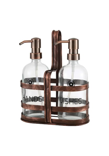 Rame Sıvı Sabunluk Seti - 2x500 Ml Yuvarlak Çok Renkli