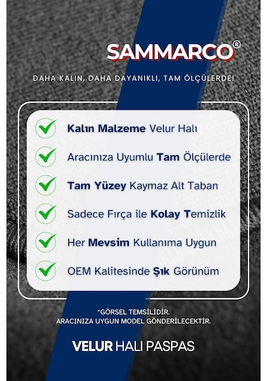Porsche Cayenne 2014 Halı Paspas Velur Paspas Kumaş Paspas Oto Paspas