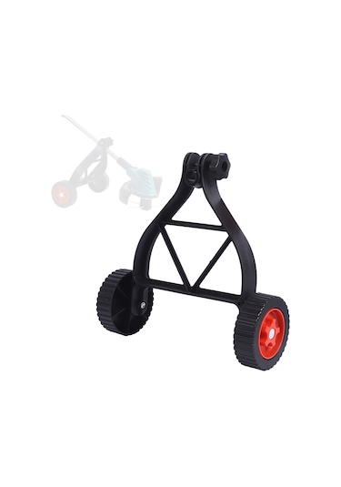 Evrensel Tel Tırpan Yardımcı Tekerlek Pratik Kablosuz Çim Biçme Makinesi Aksesuarı 25-28mm Ayarlanabilir Çim Kesici Destek Tekerleği