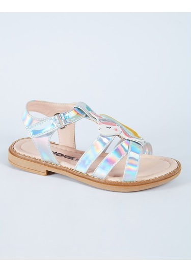 Denokids Unicorn Kız Çocuk Sandalet Çok Renkli