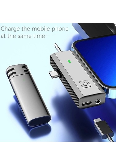 Wondernest S17 Kablosuz 3'ü 1 Arada Yaka Mikrofonu, Telefon Slr Kamera Hoparlörü İçin Yüksek Kaliteli