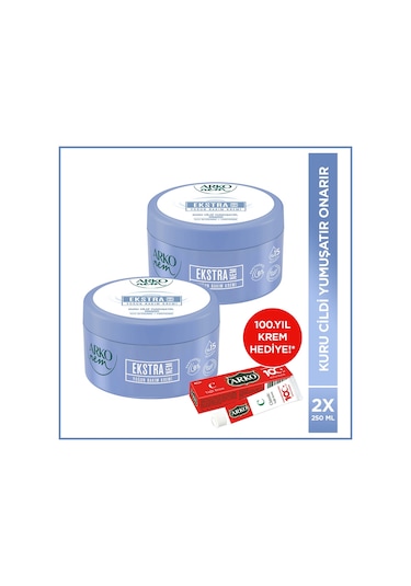 Arko Nem Yoğun Bakım Kremi Ekstra Nemlendirici 2 x 250 ML