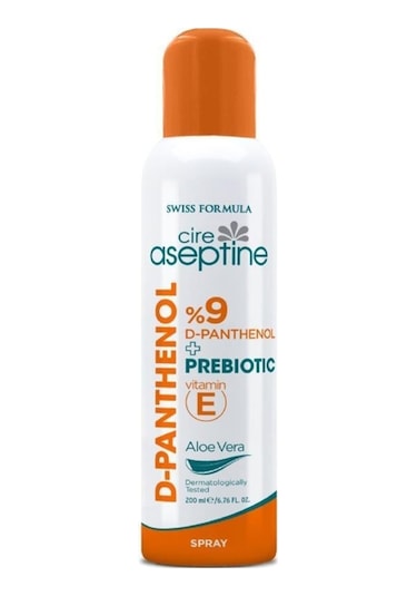 Cire Aseptine %9 D-Panthenol Sprey Krem 200 ML
