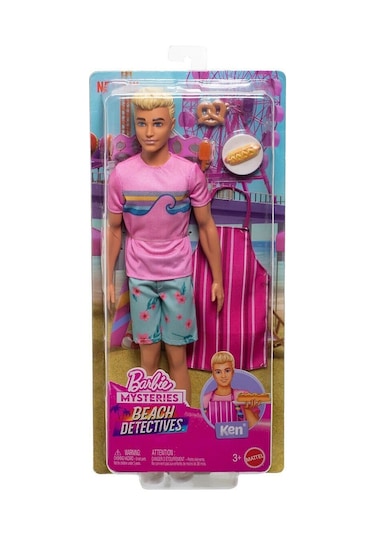 Jfv65 Ken Malibu Bebek - Malibu - Barbie Mysteries: Beach Detectives