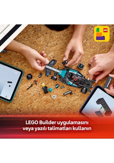 LEGO® Speed Champions Mercedes-AMG F1® W15 Yarış Arabası 77244 - Oyuncak Model Yapım Seti (267P)