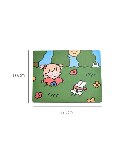 Sones 5 Adet Yaratıcı Sevimli Karikatür Tavşan Kız Mouse Pad Dizüstü Bilgisayar Öğrenci Mouse Pad Saklambaç