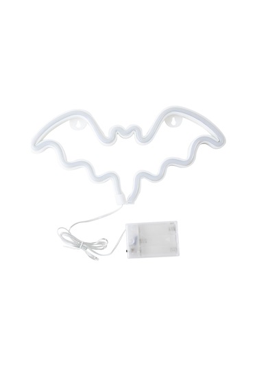 Youtek Halloween Için Yarası Şekilli Led Neon Işığı - Mavi Işık, 3xaa Pil İle Çalışır, Sürekli Aydınlatma Özelliği Mavi