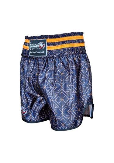 Dragondo Mt3405 Muay Thai Şortu Kick Boks Şortu Dijital Baskılı Antrenman Şortu Siyah