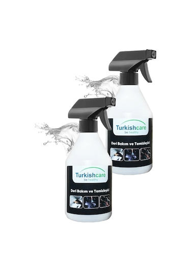 Turkishcare Deri Bakım Ve Temizlik Spreyi 500 Ml. İkili Set Renksiz