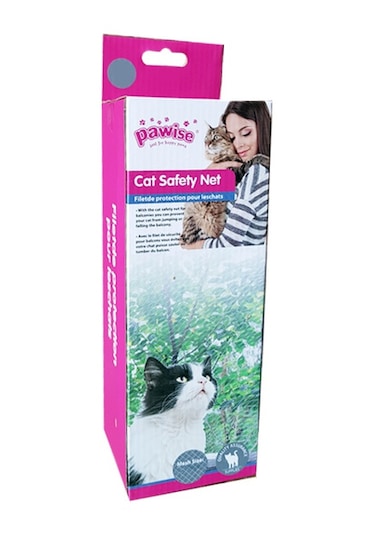 Pawise Balkon Kedi Koruma Şeffaf Ağ 2x1,5m N708