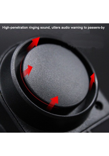 Ranyeek Usb Şarjlı Bisiklet Arka Lambası, Akıllı Fren Ve Sesli Uyarı Sistemi İle Gece Güvenliği Sağlar Çok Renkli