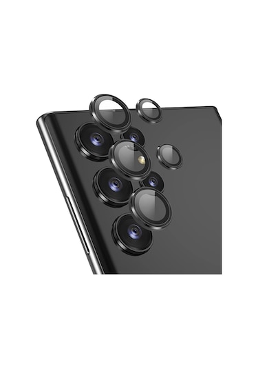 Samsung S24 Ultra Uyumlu Kamera Lens Koruyucu Halka Set -al4239