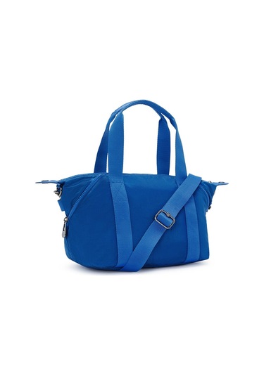 Kıplıng Art Mini Küçük Boy Omuz Çantası Ayarlanabilir Uzun Askısı İle Mavi Satın Blue Mavi